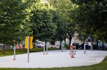 El de Chantrea es el último circuito de gimnasia al aire libre inaugurado por el Ayuntamiento