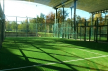 Arreglos en las pistas de pádel de la Ciudad Deportiva Aranzadi