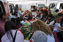 En el mercadillo de Landaben se instalan 177 puestos todos los domingos, excepto en julio y agosto