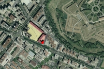 Ubicación de una parcela de VPO en la futura urbanización de Iturrama Nuevo.