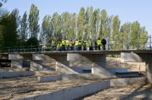 Visita de obra en abril al parque de Aranzadi.