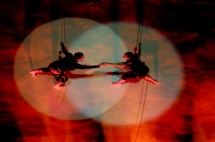 "Ciudadelarte" volvió a traer espectáculos internacionales de danza vertical a las murallas de Pamplona