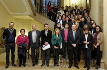 Acto de entrega de los reconocimientos SICTED en la Casa Consistorial