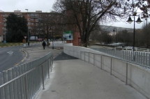 El Proyecto de protección T50 de la margen derecha del río Arga se realiza en el parque del Runa