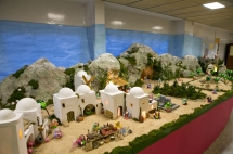 El CP El Lago de Mendillorri gana el premio el mejor belén tradicional en el concurso municipal de Belenes