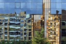Reflejos en febrero en los edificios inteligentes