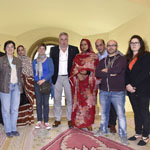 El Ayuntamiento recibe a la activista saharaui en DDHH Takbar Haddi junio