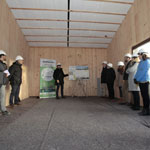 En apenas 21 días se levanta el nuevo edificio dotacional de Mendillorri para usos comunitarios el primer edificio de consumo energético casi nulo de titularidad municipal