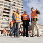 En 2016 la Comisión y la Gerencia de Urbanismo visitan el desarrollo de las obras de la ciudad como las de la segunda fase de la urbanización de Iturrama Nuevo