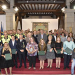Policía Municipal distinguió el día de la festividad de su patrón a los agentes con 8 medallas de servicios distinguidos y 33 felicitaciones publicas