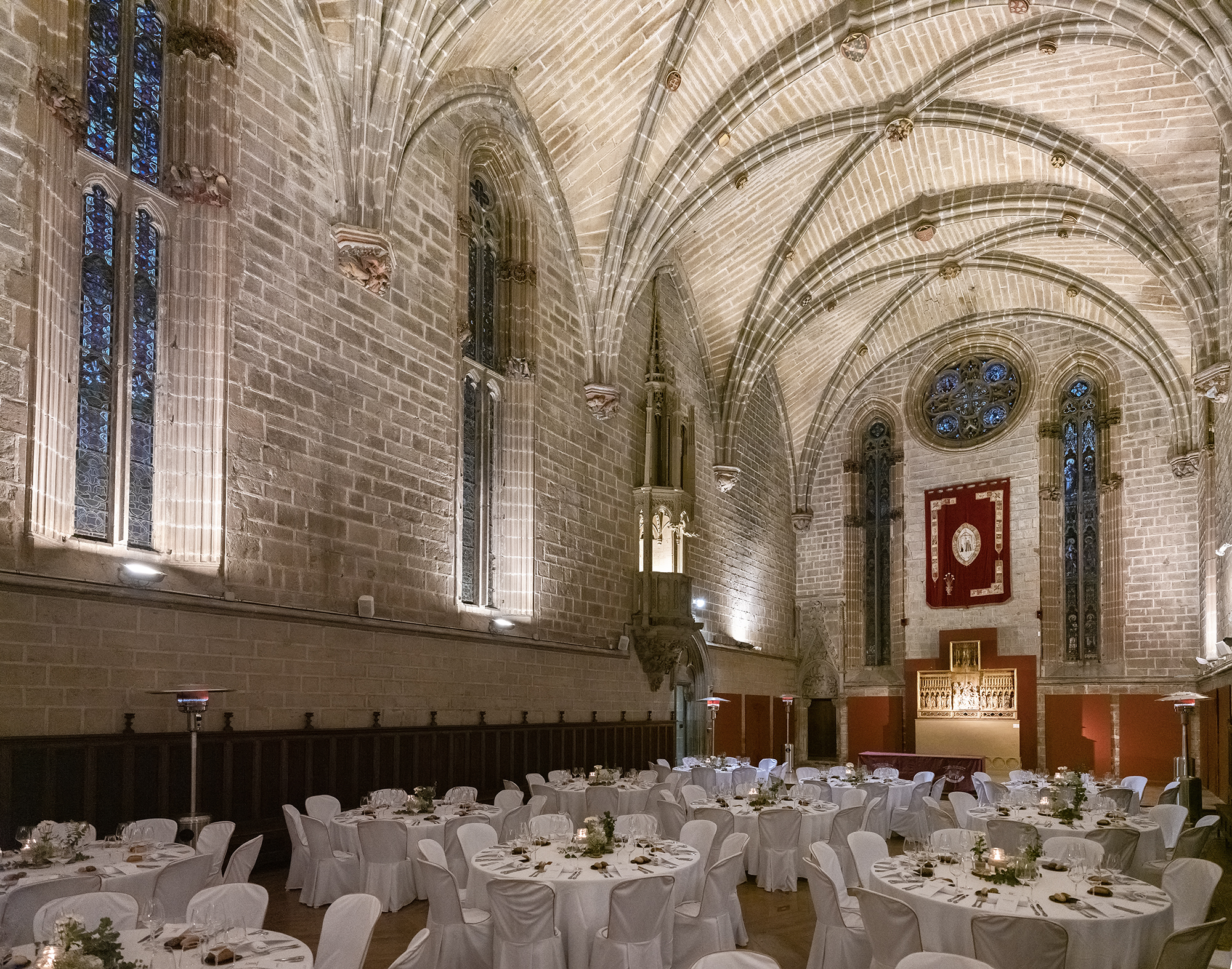 Catering en la catedral de Pamplona
