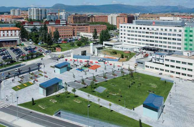 área hospitalaria