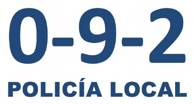 Policía local numero de teléfono 092
