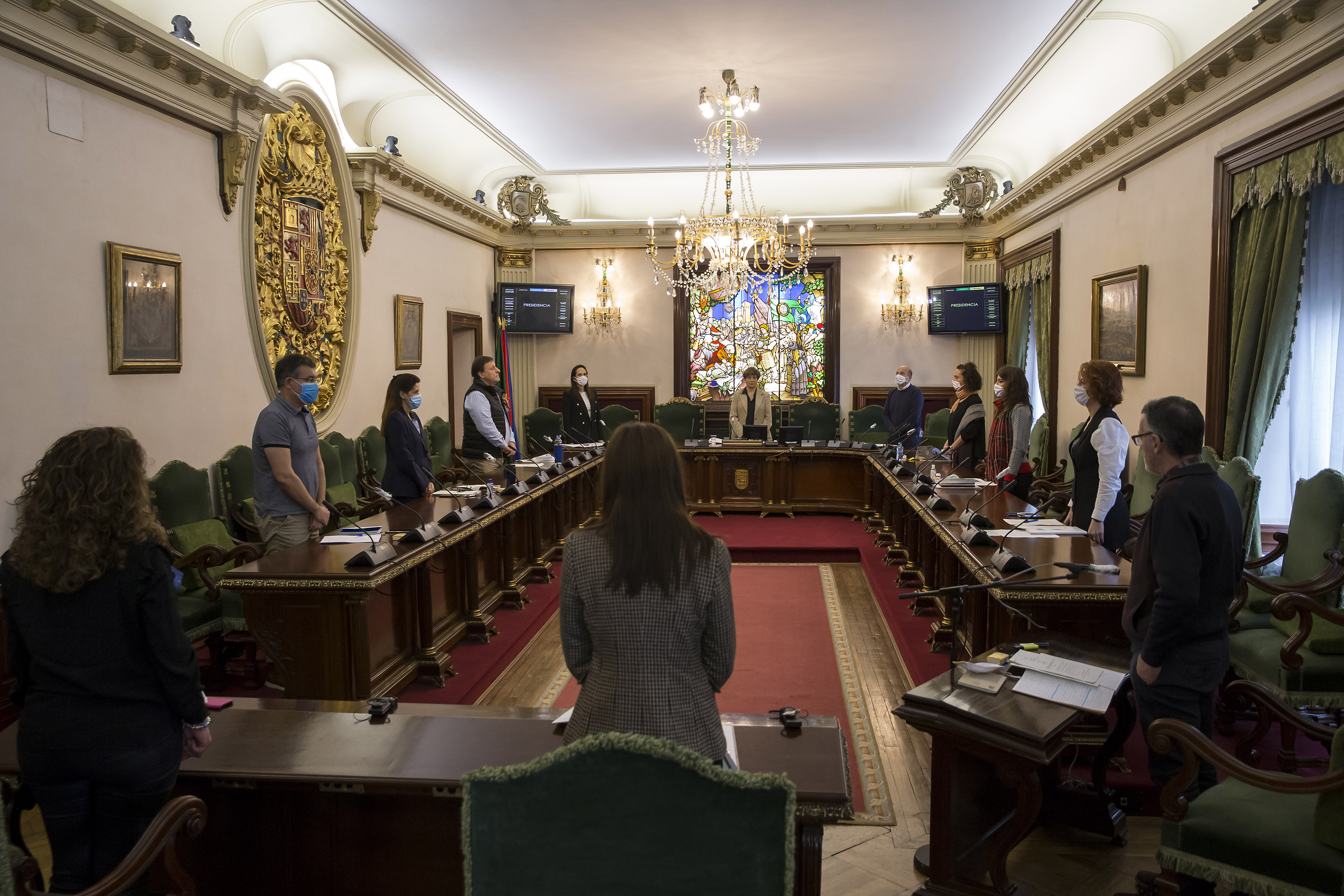 minuto de silencio comisión presidencia