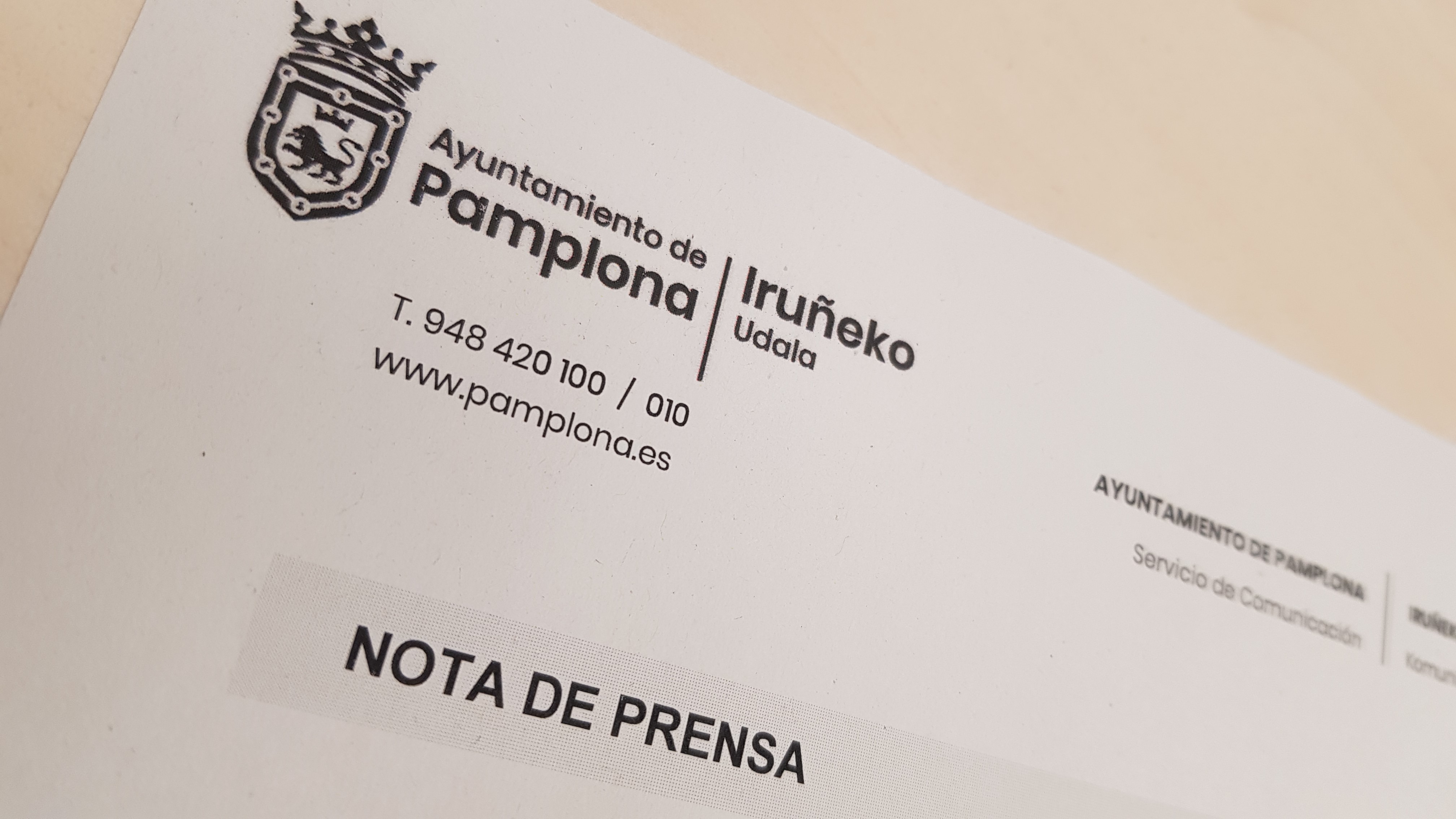 Nota de prensa