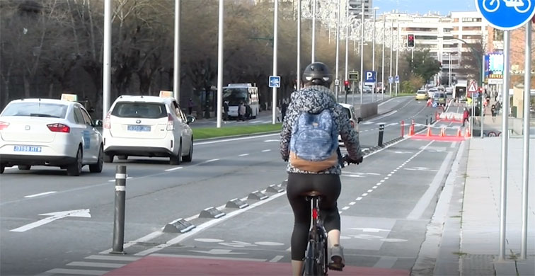 Carril bici avenida del Ejército