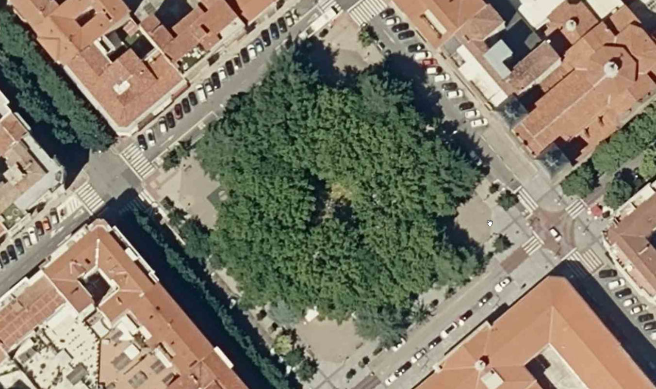 Plaza de la Cruz. Aérea