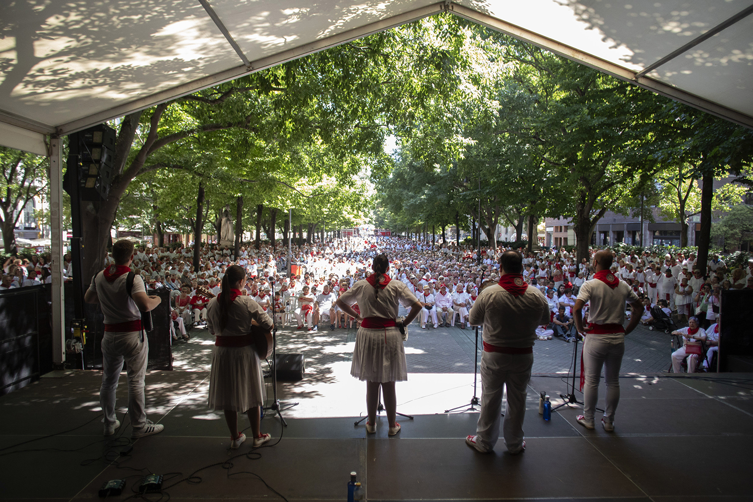 escenario de la plaza de San José