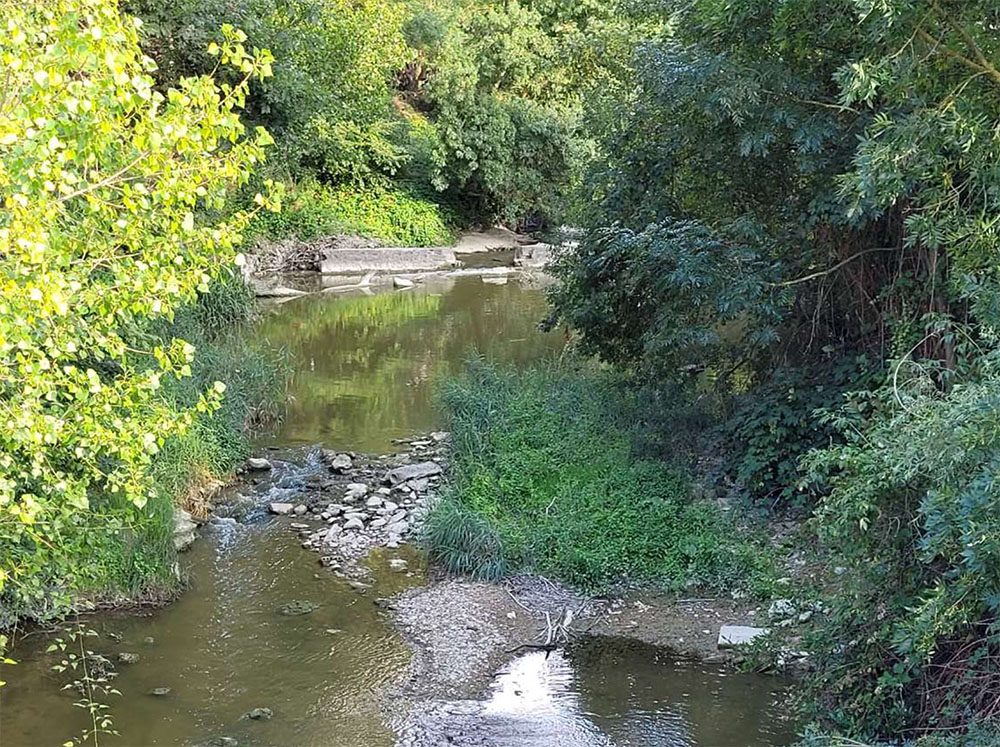 foto azudes río Elorz