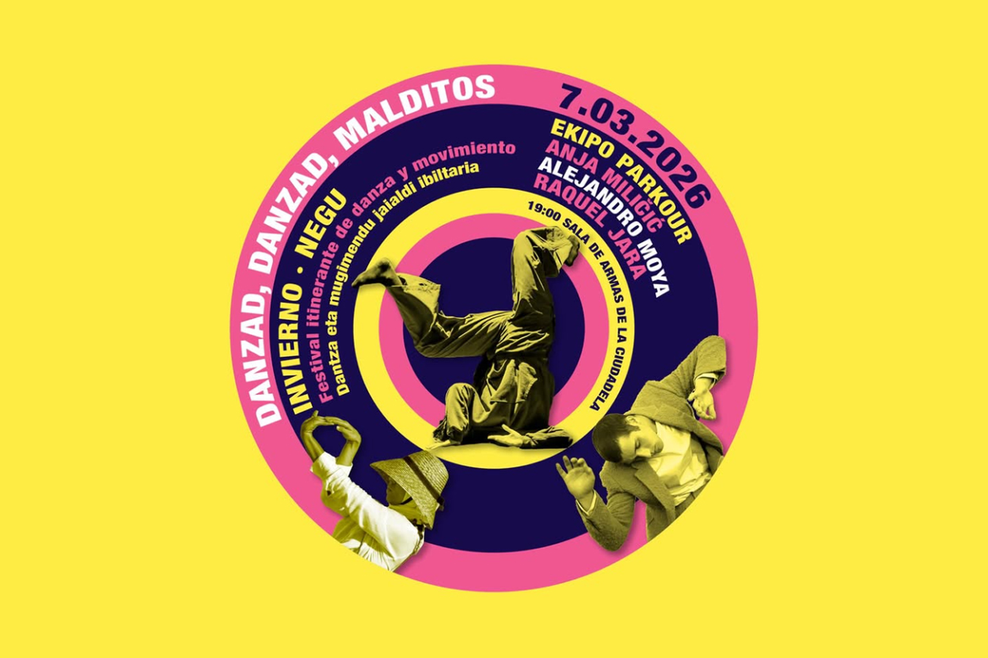 Cartel de Danzad Danzad malditos