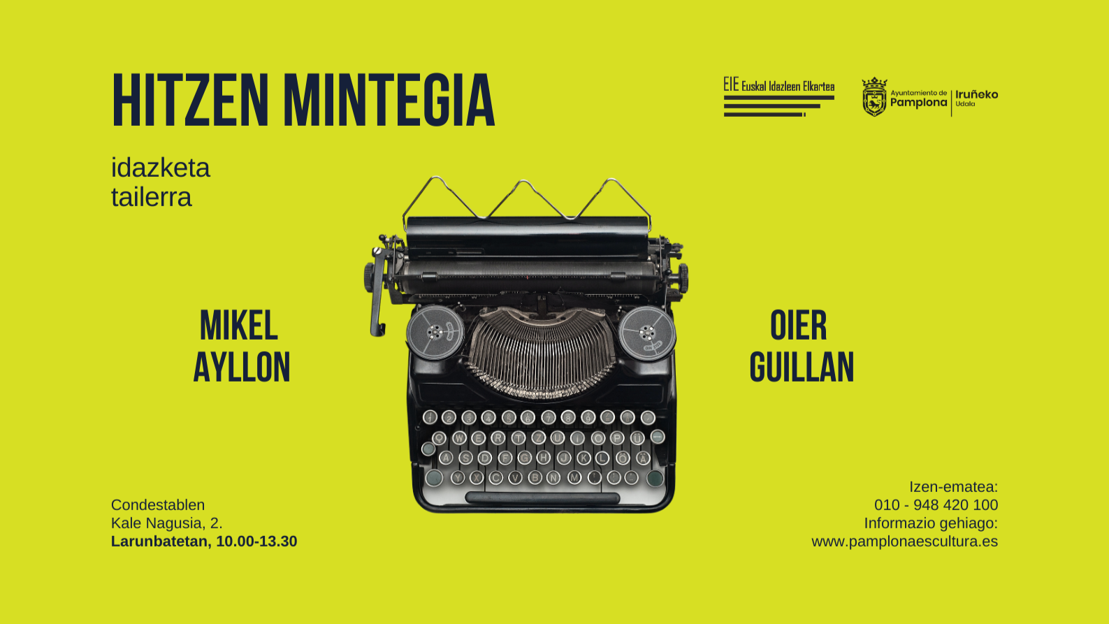 cartel Hitzen Mintegia