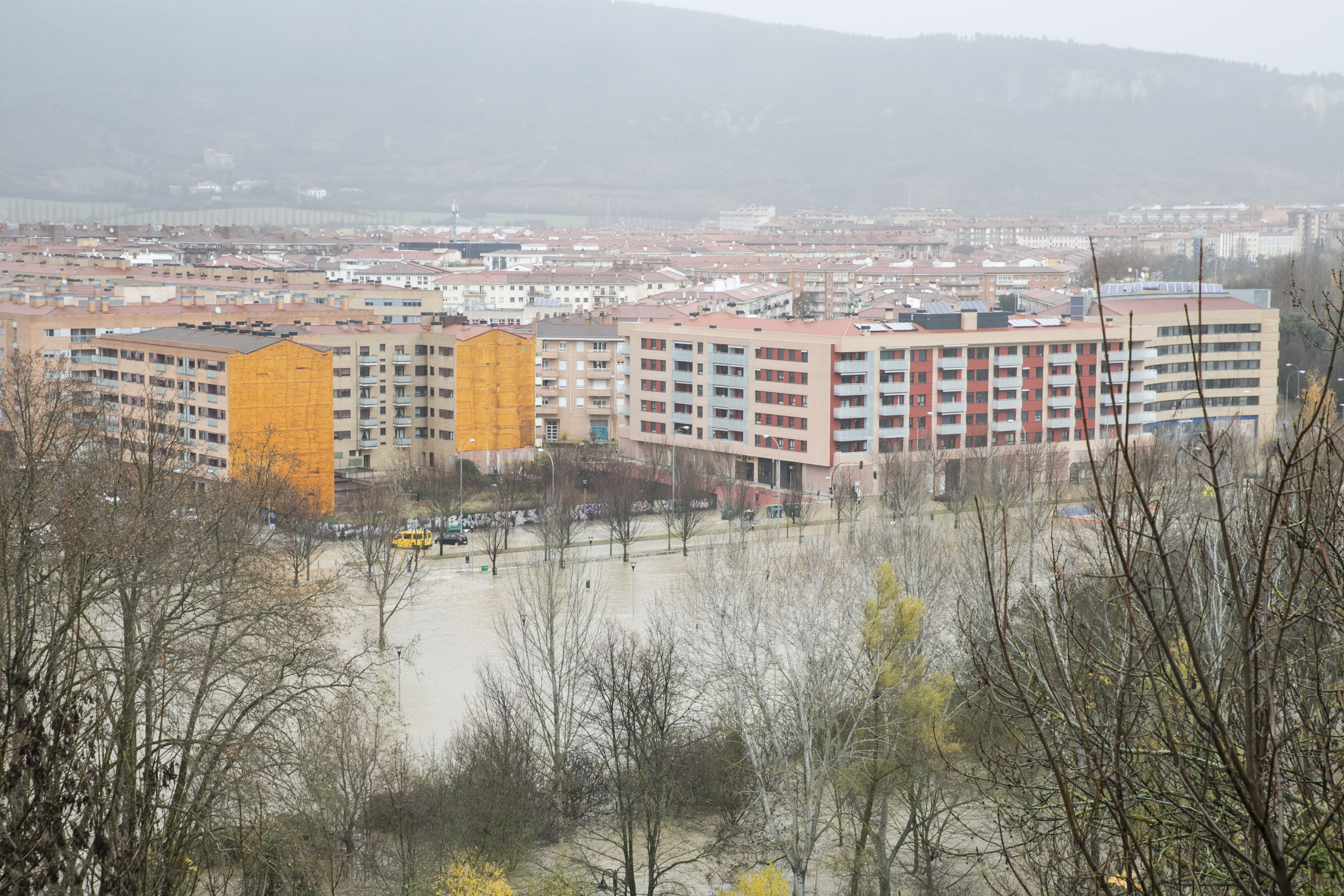 Barrio de la Rochapea inundaciones