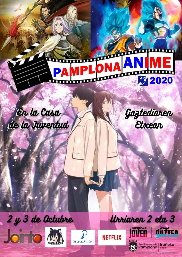 cartel del ciclo pamplona anime