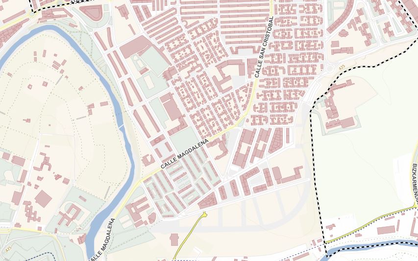 Txantrea mapa