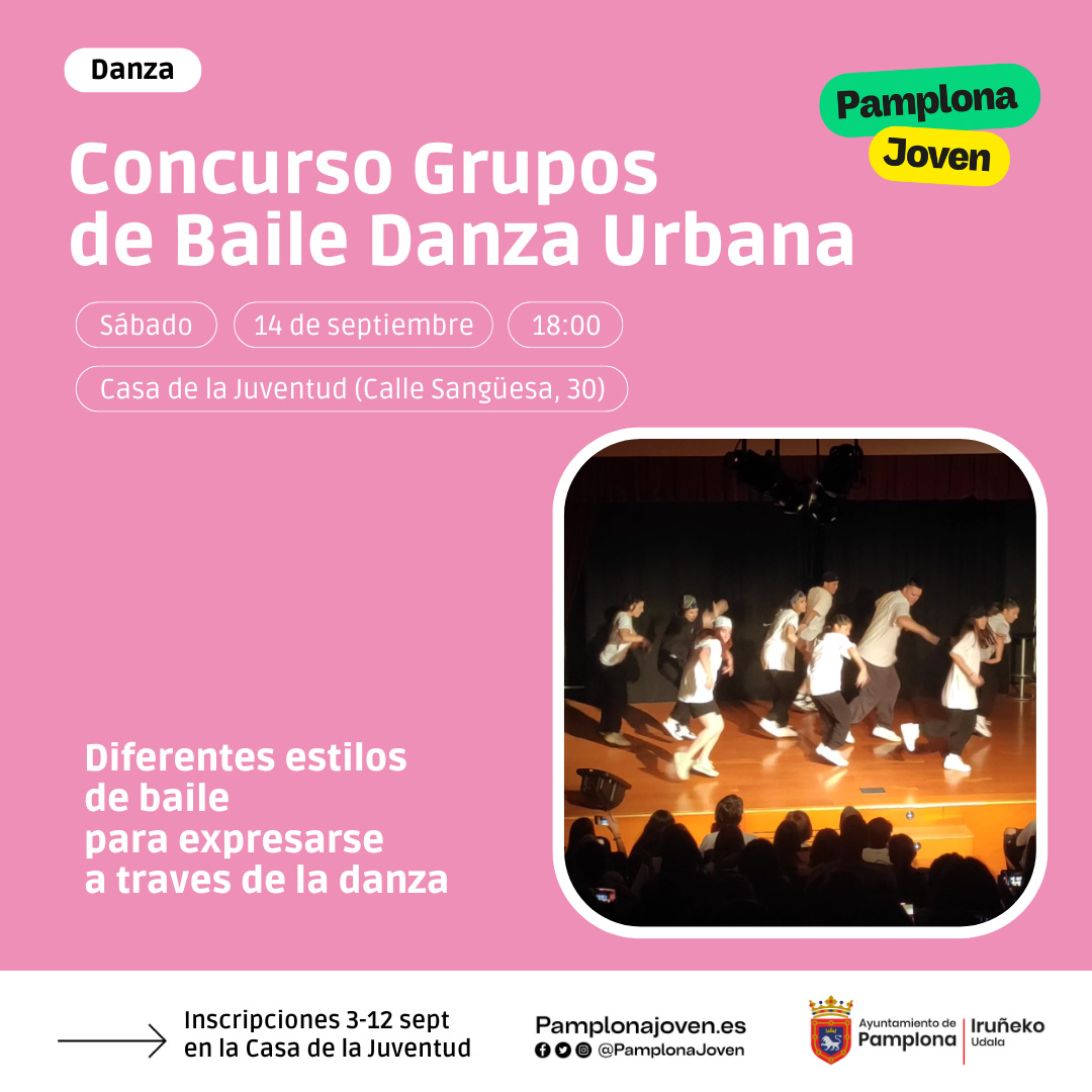 cartel concurso baile Casa de la Juventud