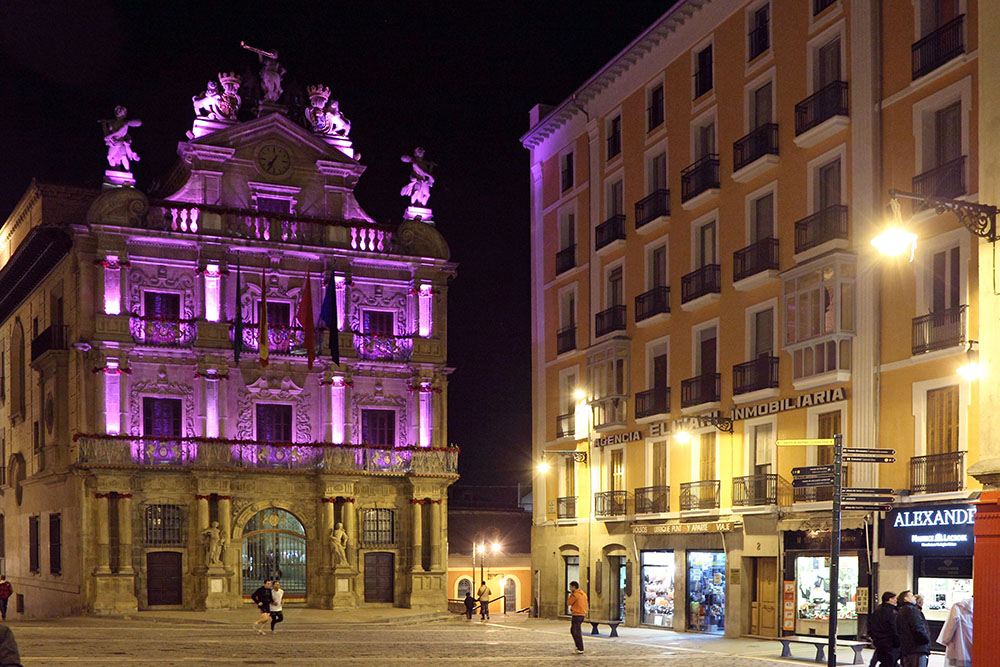 iluminación morado