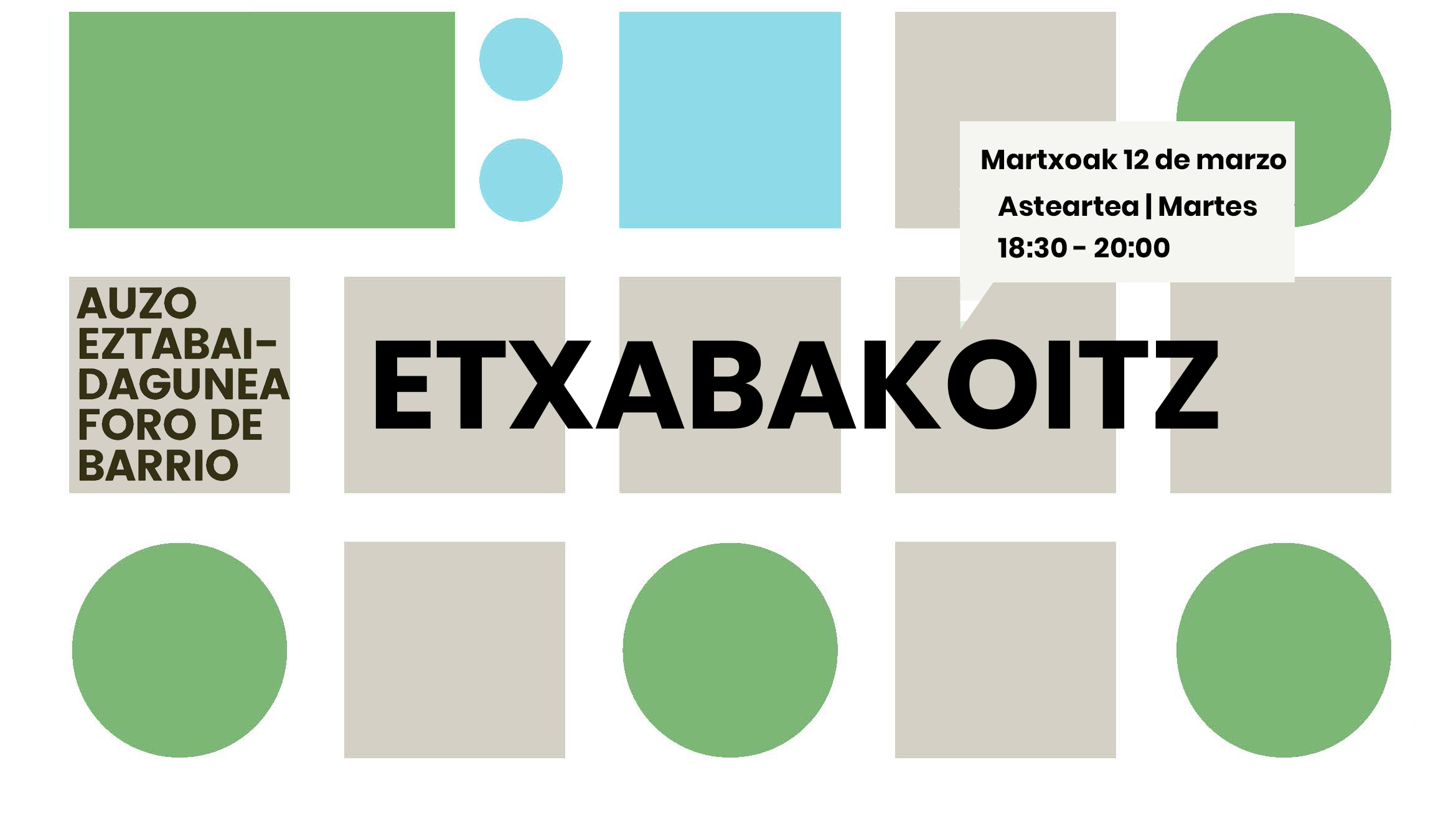 Foro de barrio de Etxabakoitz