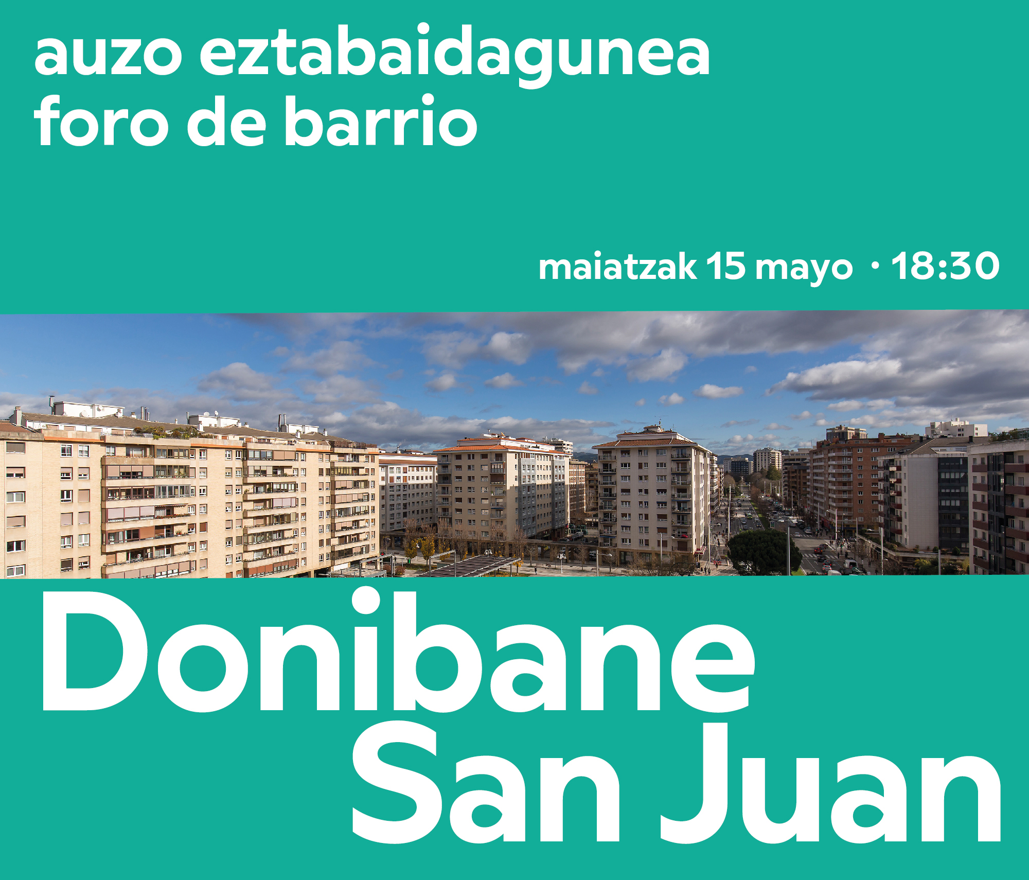foro de barrio San Juan