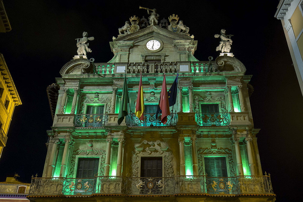 fachada verde