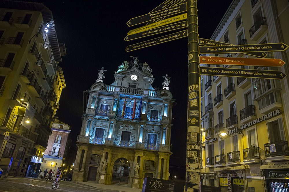 iluminación azul