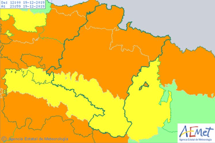Mapa alertas aemet