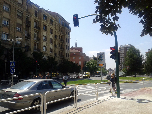 instalaciones que regulan el tráfico en Pamplona
