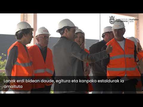 Aurrera doaz Buztintxuriko kiroldegiko lanak