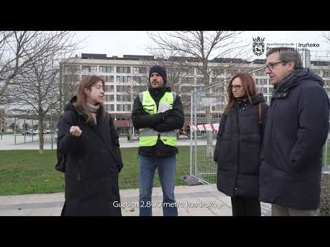 Visita a las obras de renaturalización de la avenida Gipuzkoa