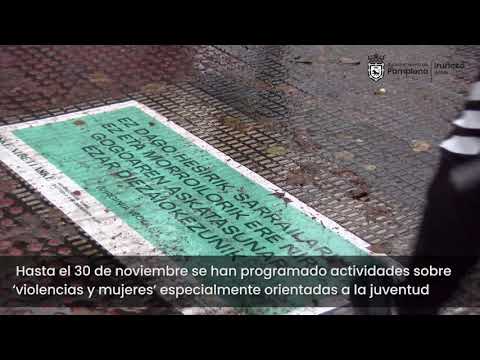 Pamplona se suma al Día Internacional de la Eliminación de la Violencia contra la Mujer