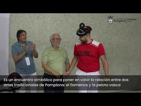 Homenaje a pelotaris gitanos y navarros por su trayectoria deportiva y simbolismo de sus figuras
