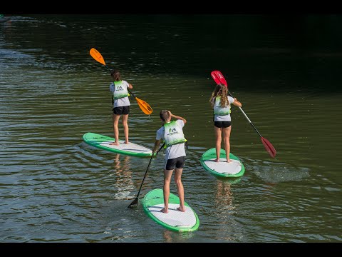 Ikas ezazu piraguismoa eta stand up paddle Caparrosoko Errotaren eskolan
