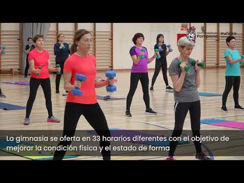 Cursos de gimnasia aeróbica moderna en 18 instalaciones deportivas de Pamplona
