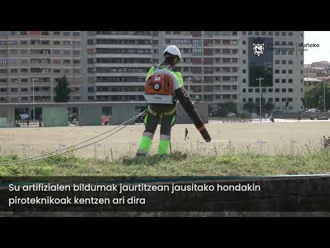 Ziudadela zabalduko dute berriz, sanferminen ondoren eremua garbitzeko lanak bukatu eta gero