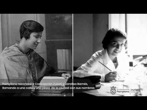 Una calle y una plaza toman el nombre de las científicas Dorotea Barnés y Concepción Zuasti