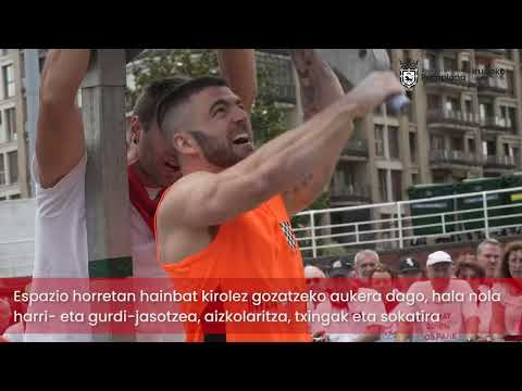 Laurogeita hamar kirolarik eta zazpi klubek parte hartzen dute sanferminetan herri-kirolen programan