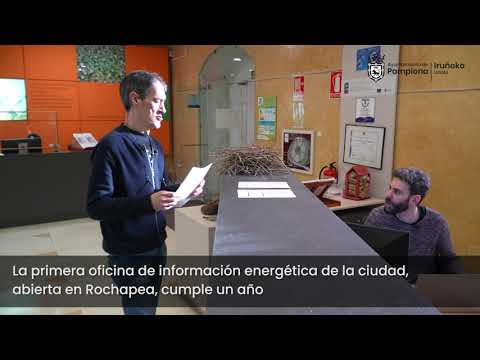 La Oficina de Información Energética del barrio de Rochapea, la primera de la ciudad, cumple un año