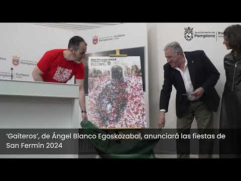El cartel nº 1, ‘Gaiteros’, anunciará las fiestas de San Fermín 2024