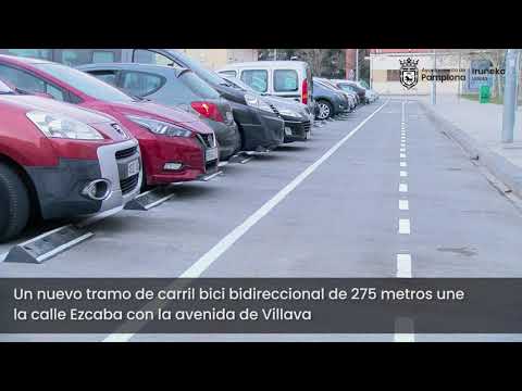 El entorno de la calle Ezcaba mejora sus condiciones de movilidad 