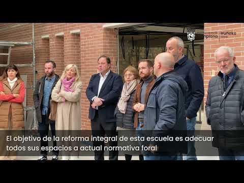 Así transcurren las obras en la escuela infantil de Mendebaldea
