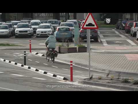 Visita al carril bici de Irunlarrea